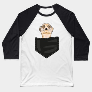 Meerkat in the pocket Baseball T-Shirt